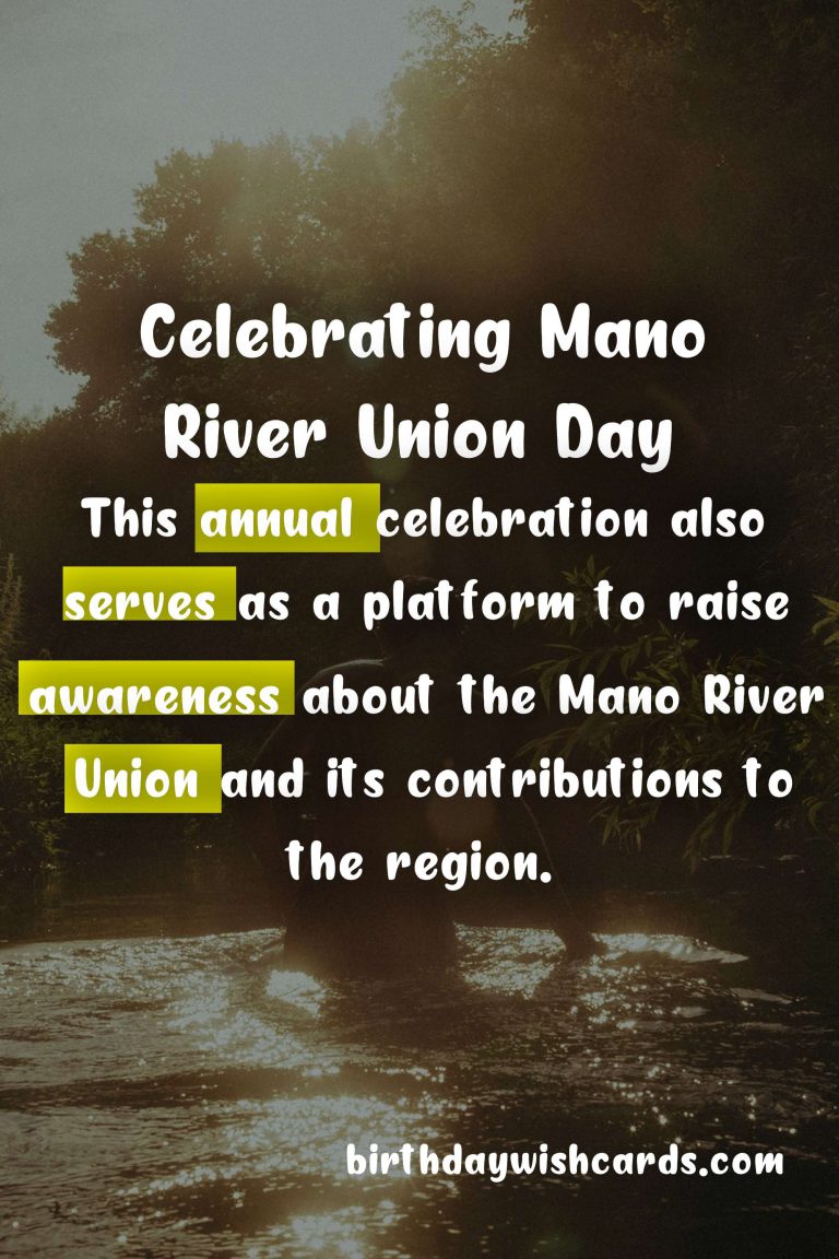Discovering the Importance of Mano River Union Day