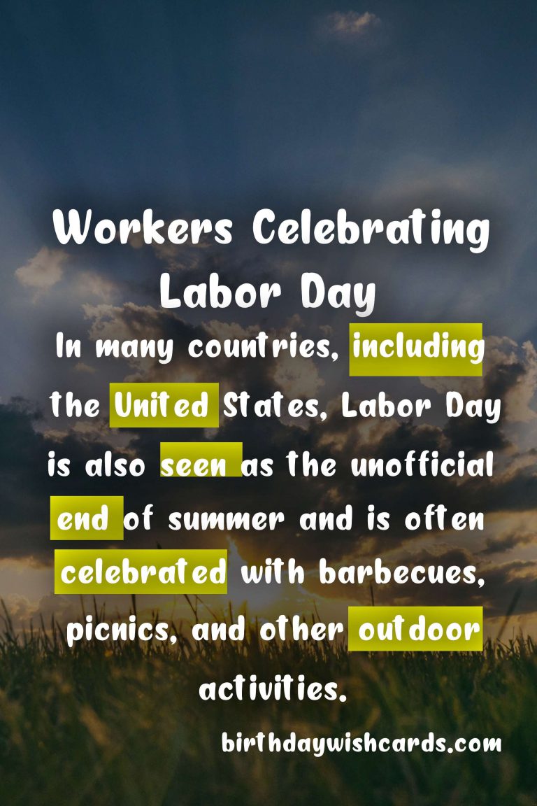 The Significance of Labor Day (May 1) and Why We Celebrate It