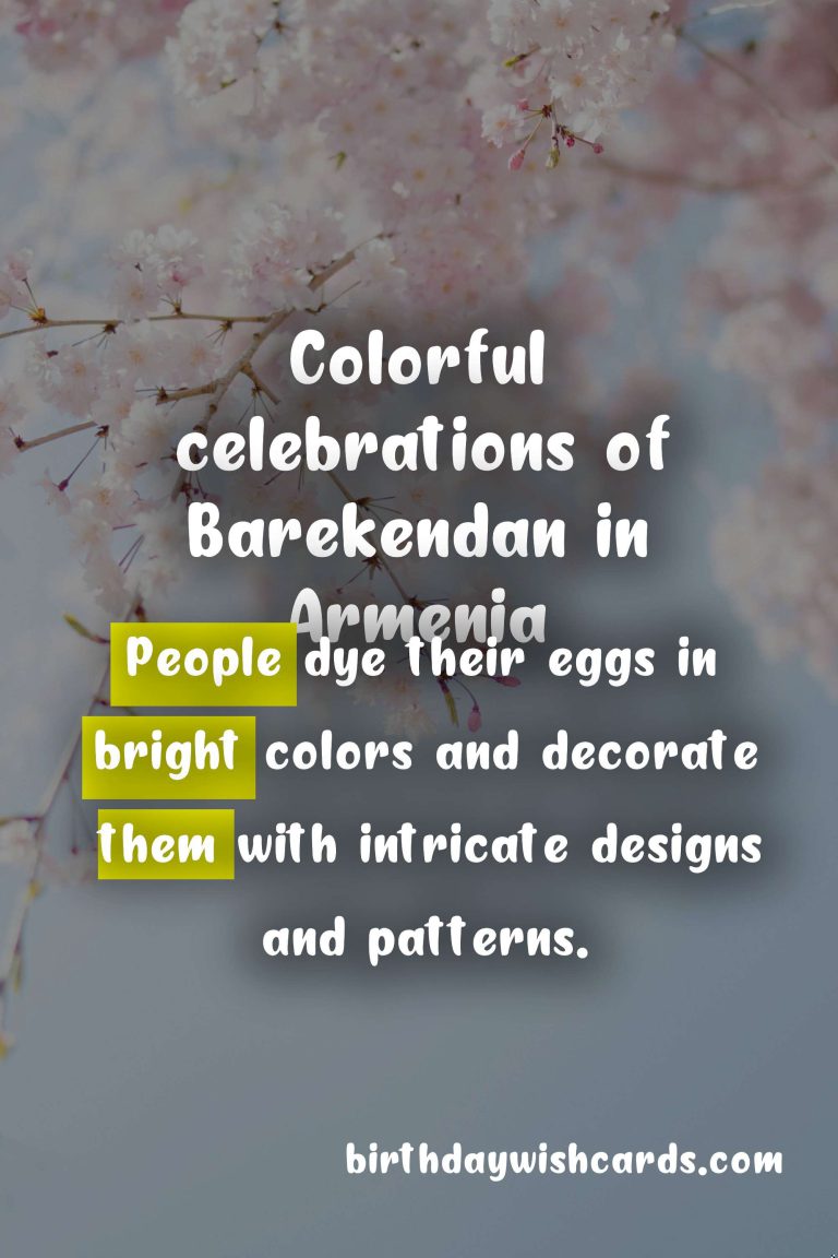 Celebrate Barekendan: The Annual Festivity of February/March