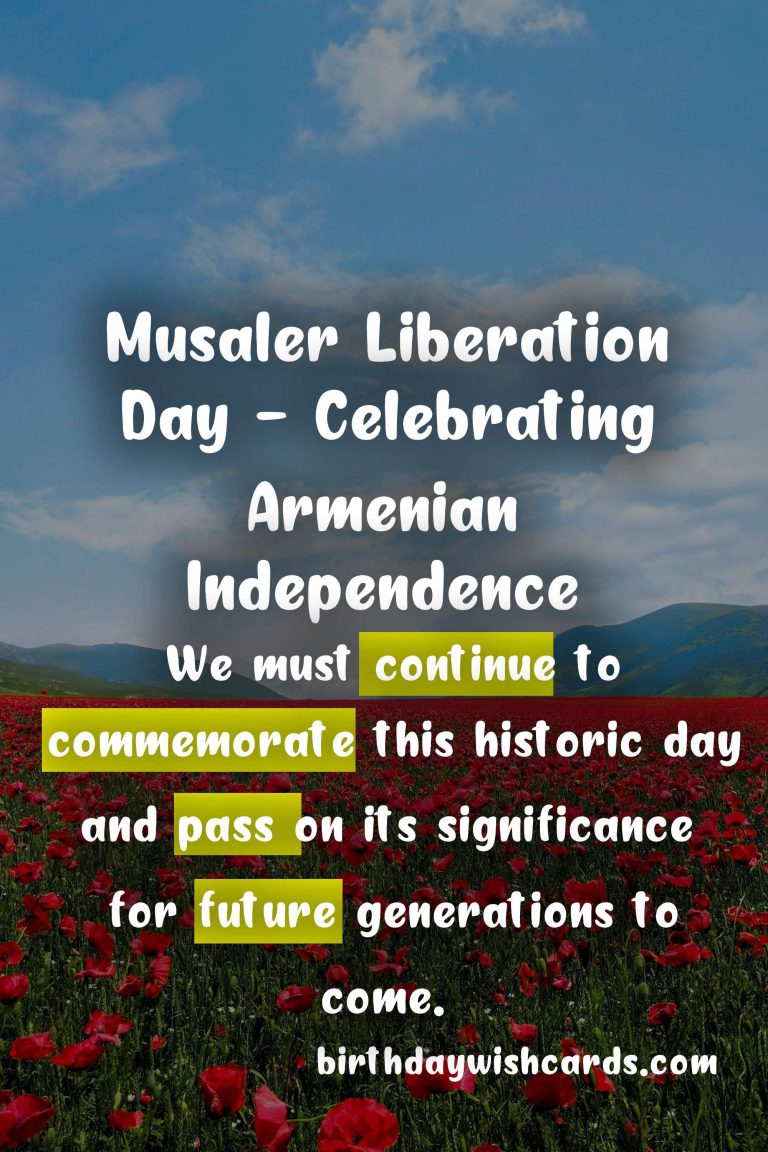 Celebrating Musaler Liberation Day: Honoring the Struggle for Independence