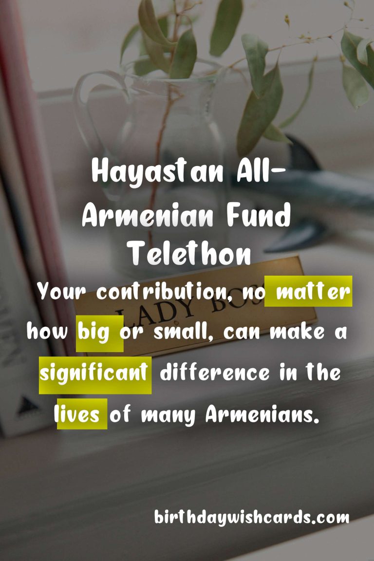 Hayastan All-Armenian Fund Telethon (November) – Uniting Armenians Across the World