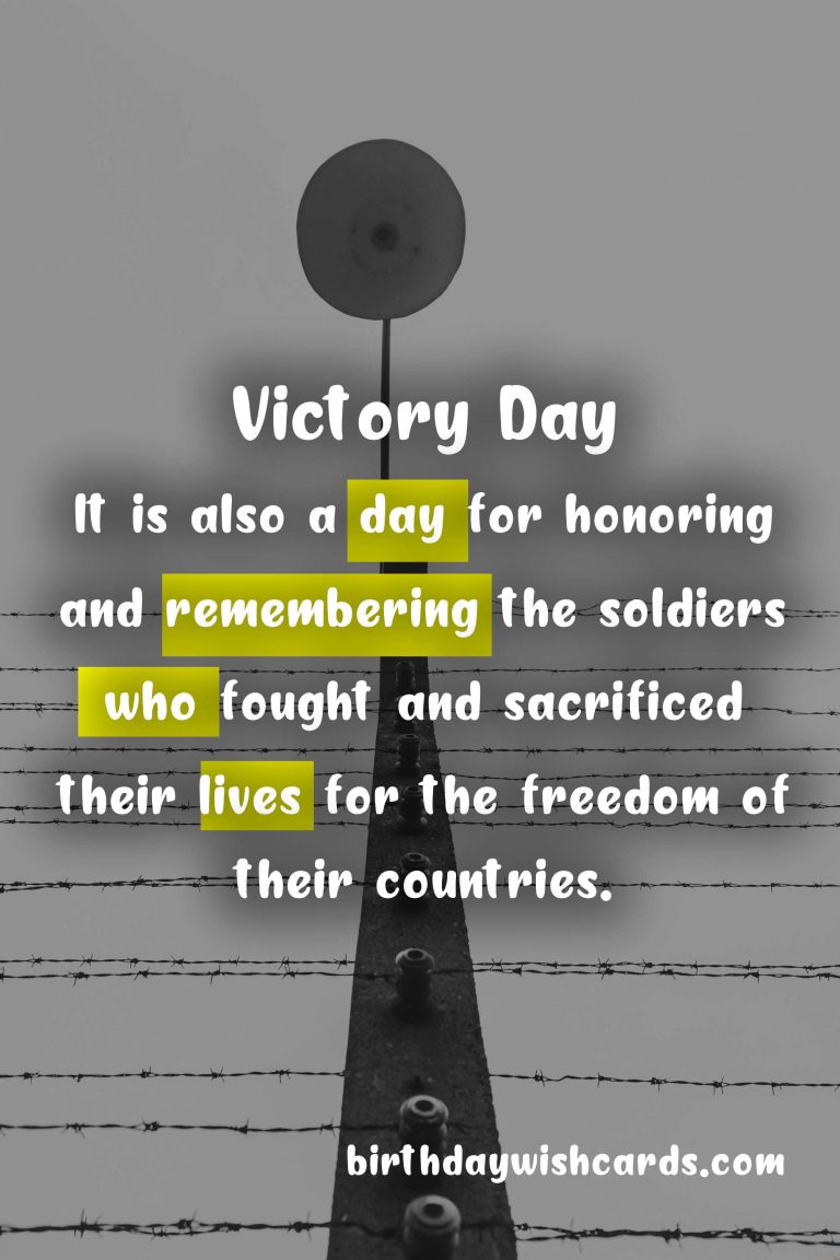 Victory Day – Celebrating the End of World War II