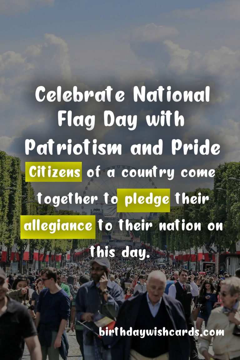 Celebrate Flag Day on November 28 with Pride and Patriotism