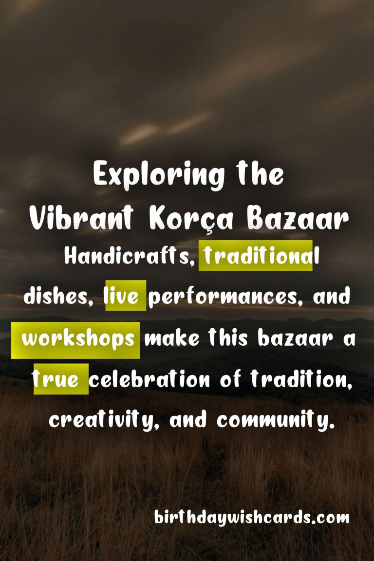 Exploring the Vibrant Korça Bazaar on November 8