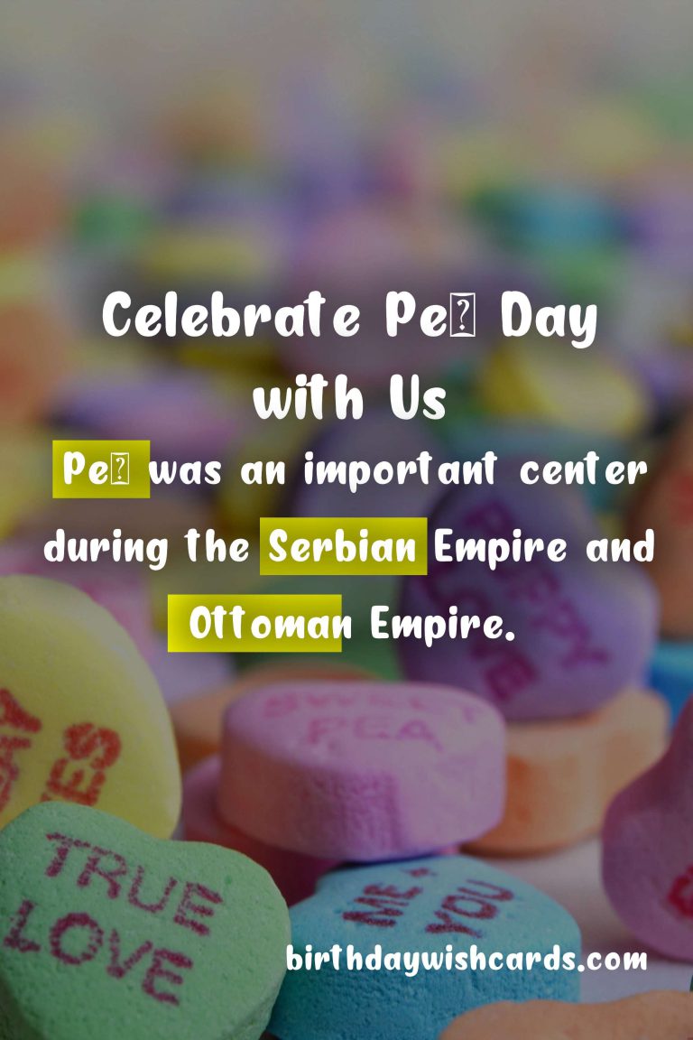 Celebrate Peć Day – November 28 with Us