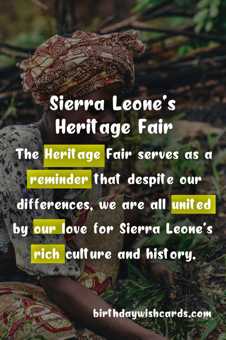 March 9-10 – Sierra Leone’s Heritage Fair: A Celebration of Culture and History