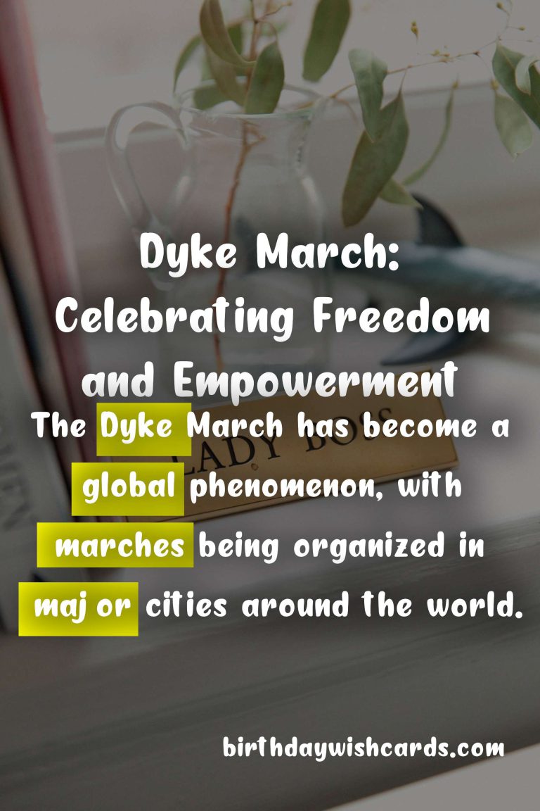June 7 – Dyke March: Celebrating Freedom and Empowerment