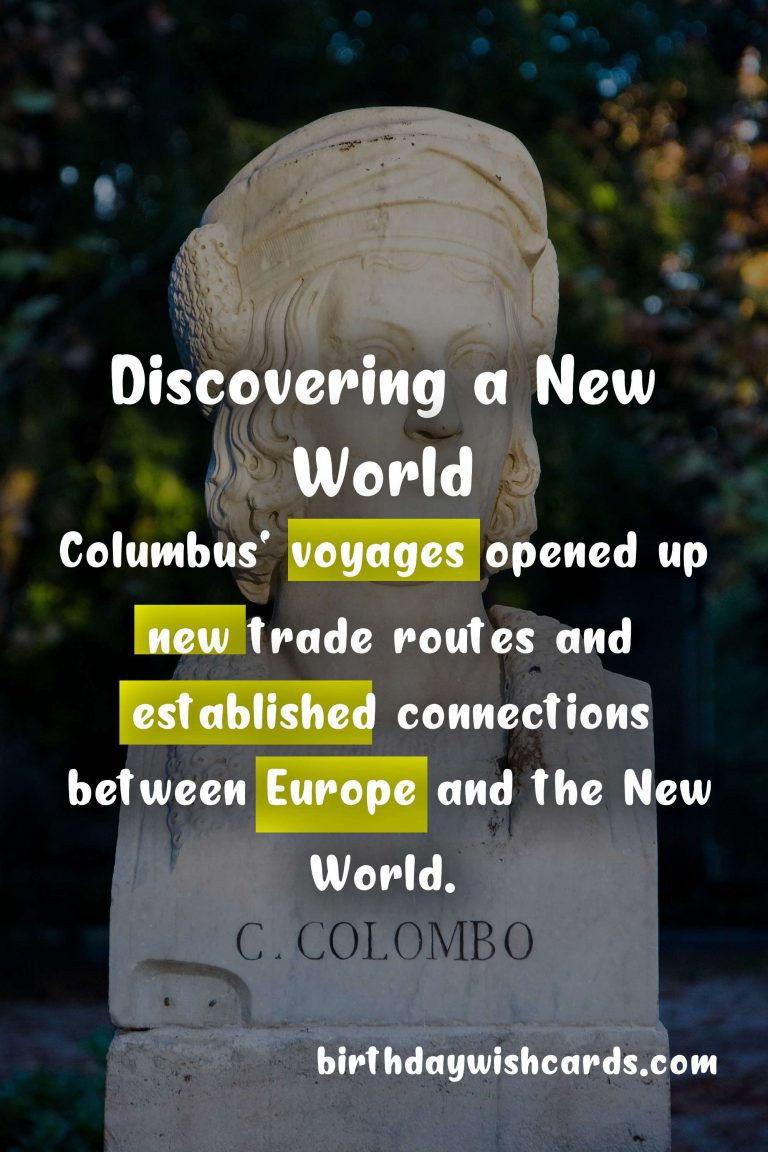 Celebrate Columbus Day: The Discovery of a New World