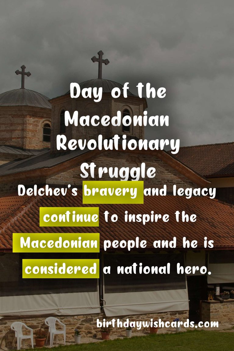 Remembering the Day of the Macedonian Revolutionary Struggle (October 23)