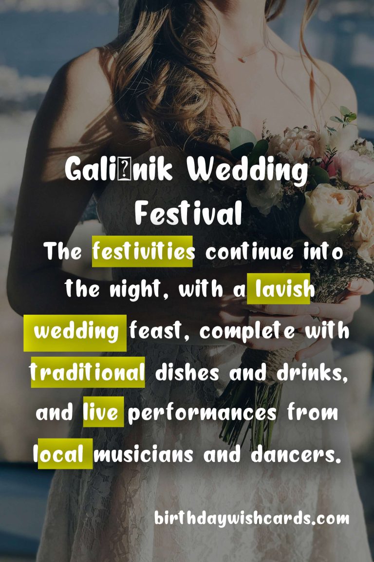 Experience the Tradition and Magnificence of Galičnik Wedding Festival