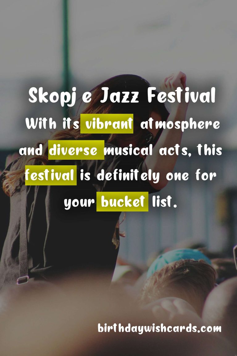 A Guide to Skopje Jazz Festival: October’s Musical Bliss