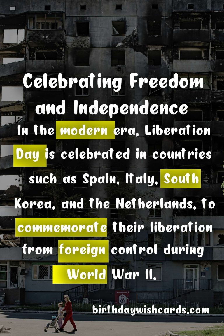 October 23 – Liberation Day: Celebrating Freedom and Independence