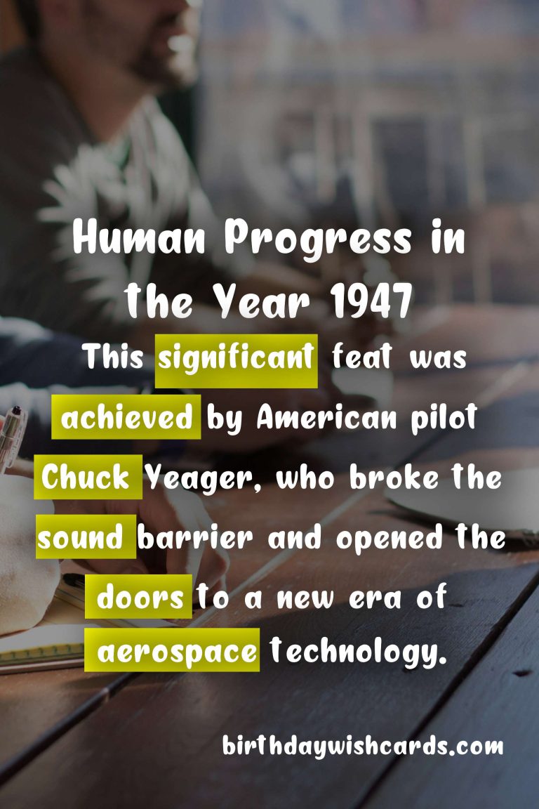 The History of 1947: A Year That Shaped the World