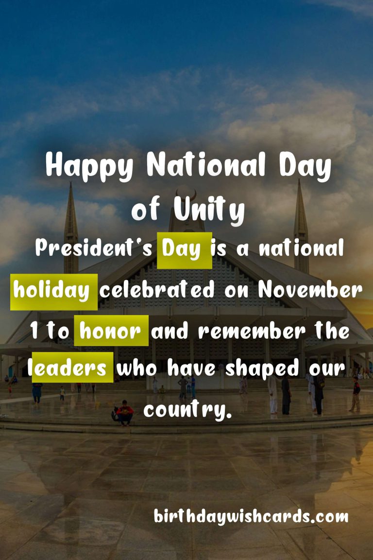 Celebrate President's Day - November 1 with a Patriotic Spirit