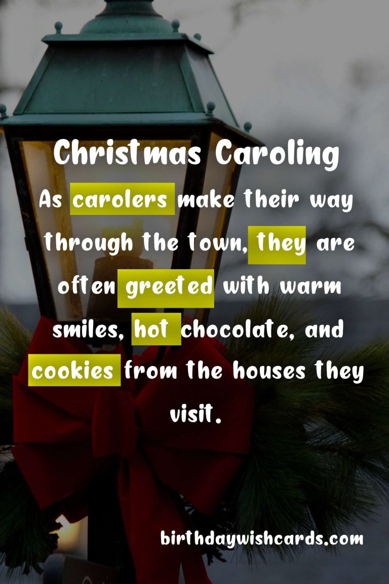 Christmas Caroling Night – December 23