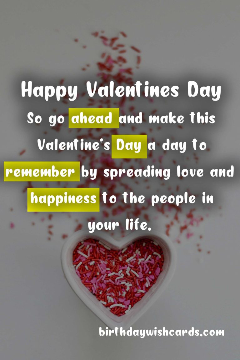 Valentine’s Day – A celebration of love and happiness
