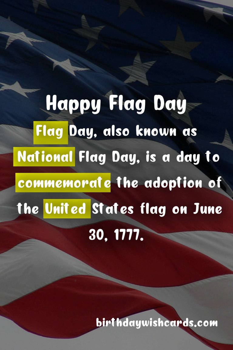 Celebrate Flag Day – June 30 with Pride and Patriotism