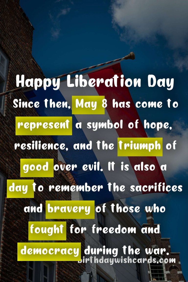 May 8: Liberation Day – Celebrating Freedom and Remembrance