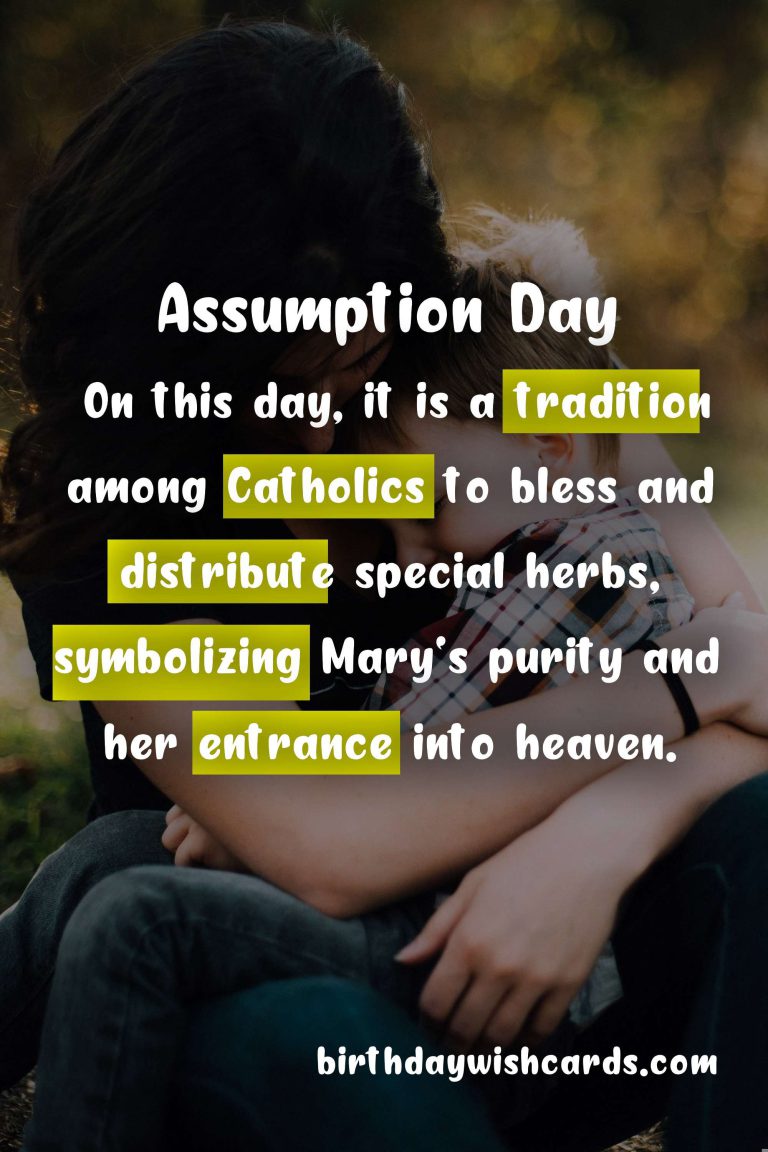 Assumption Day: A Holy Day to Celebrate the Virgin Mary’s Assumption into Heaven