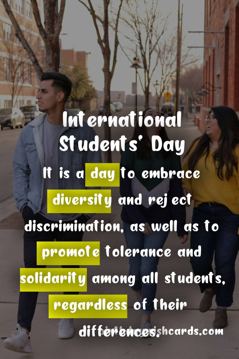 International Students' Day - November 17: A Celebration of Diversity and Unity