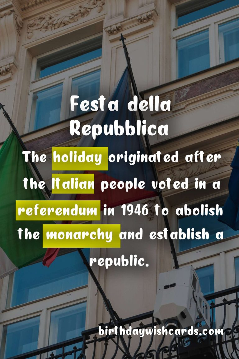 Celebrate Italy’s National Day: Festa della Repubblica on June 2nd