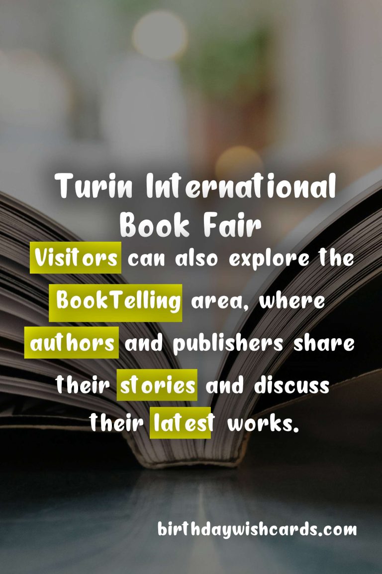 Turin International Book Fair 2021: A Celebration of Literature and Culture