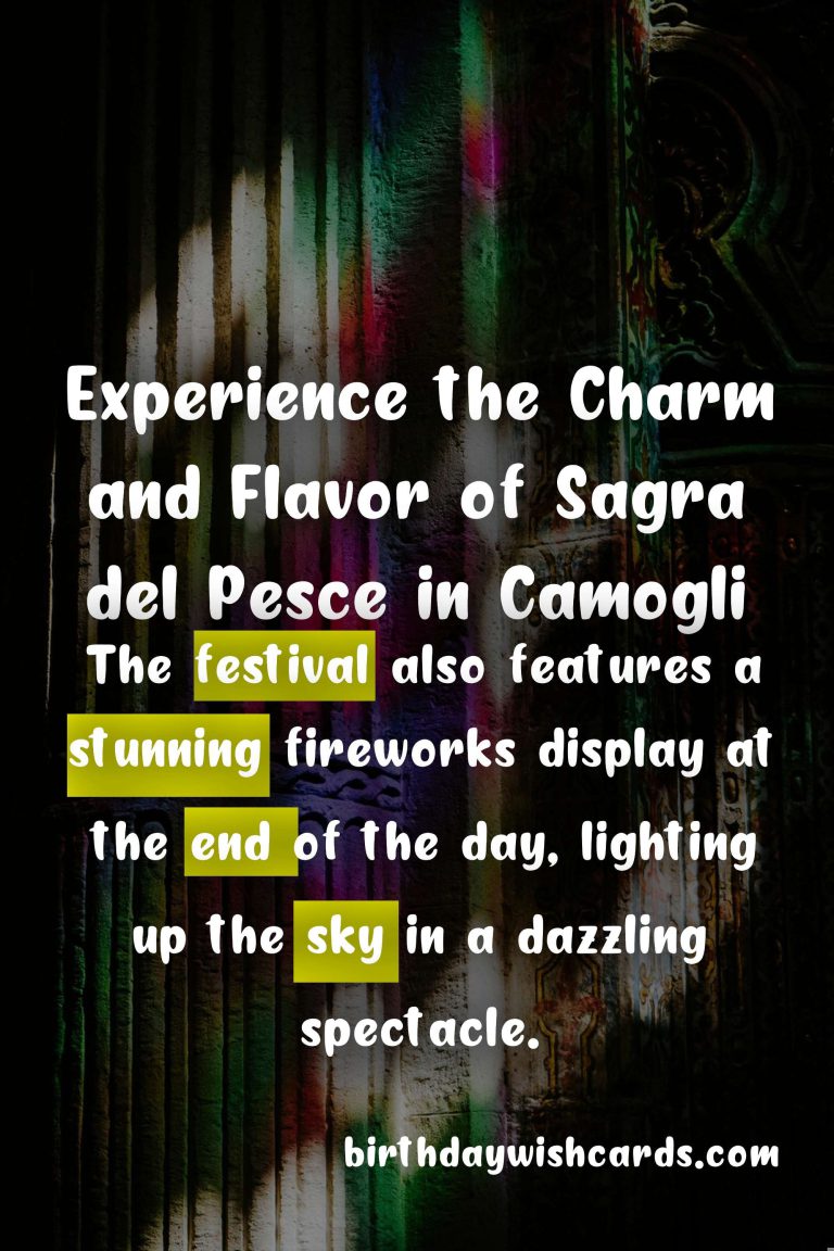 Experience the Vibrant Sagra del Pesce Festival in Camogli: A Celebration of MayIndependence Day on February 22