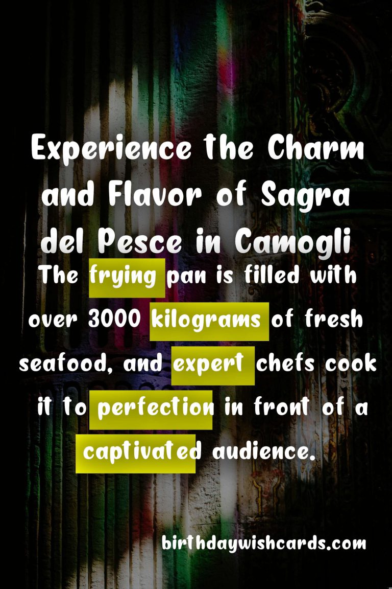 Experience the Vibrant Sagra del Pesce Festival in Camogli: A Celebration of MayIndependence Day on February 22