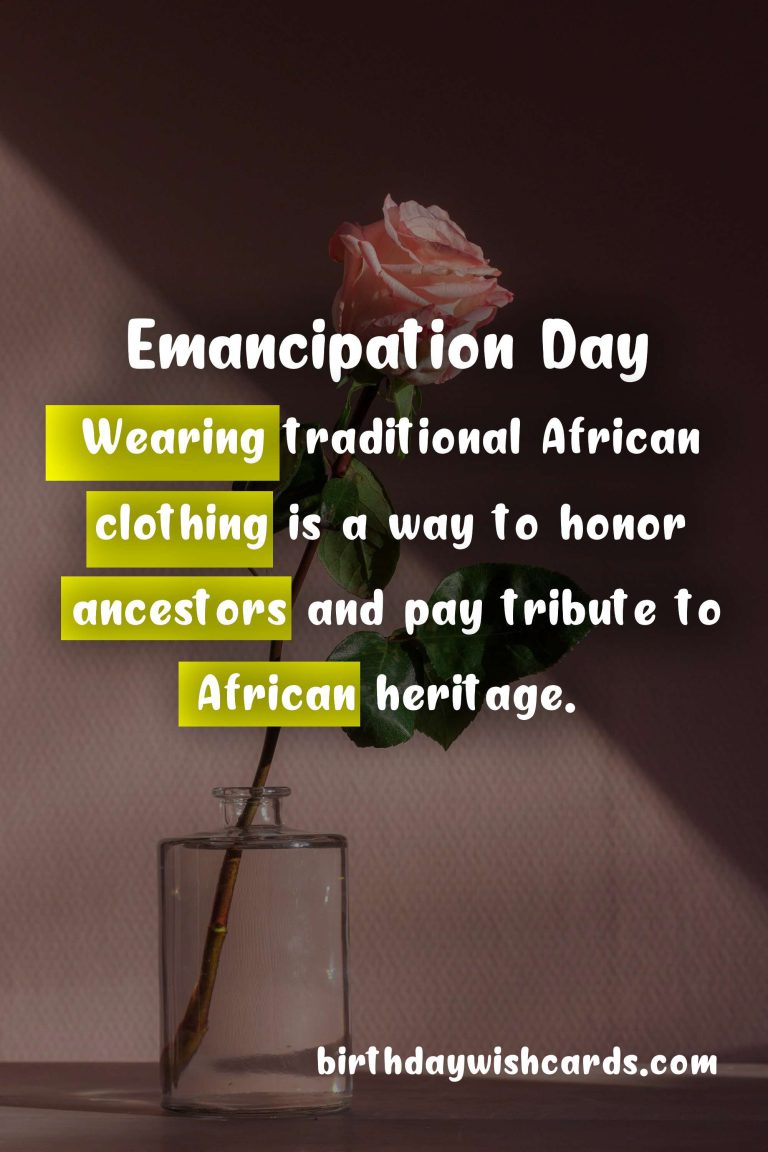 Emancipation Day – First Monday in August