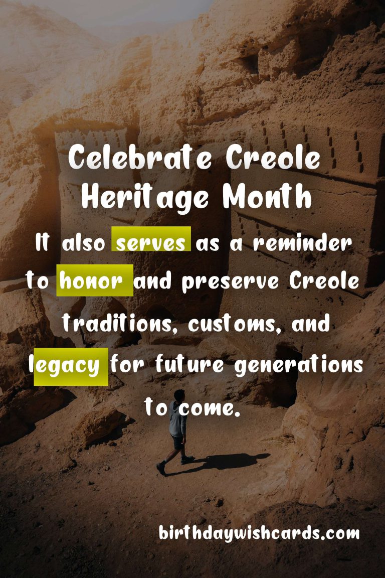 Celebrate Creole Heritage Month – Experience the Essence of Creole Culture in October