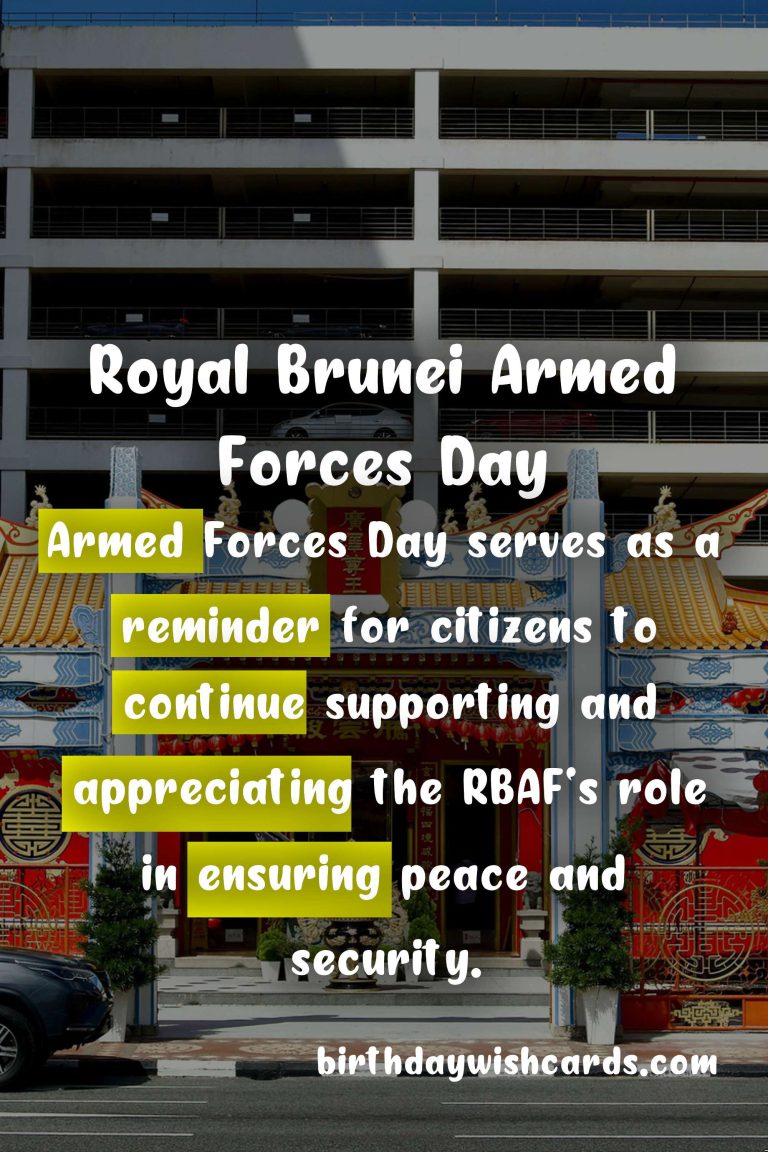 Celebrating the Valiant Men and Women of the Royal Brunei Armed Forces on Armed Forces Day