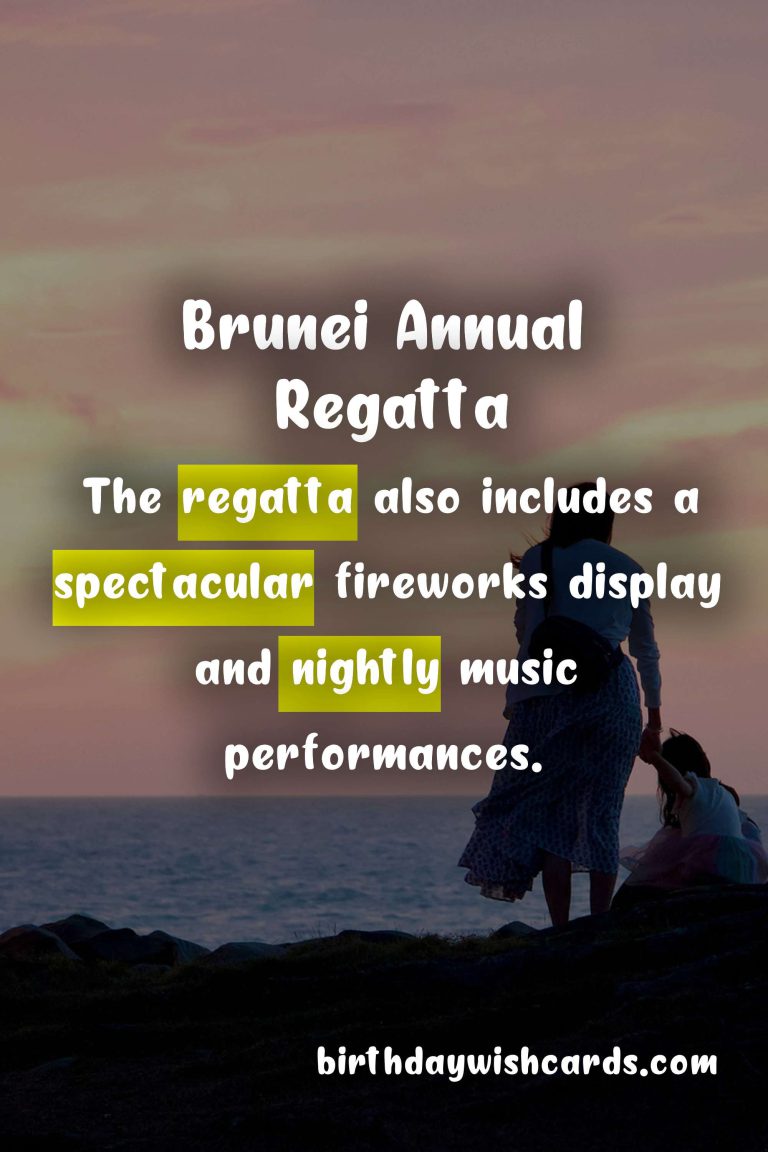 Experience the Excitement of the Brunei Annual Regatta in November