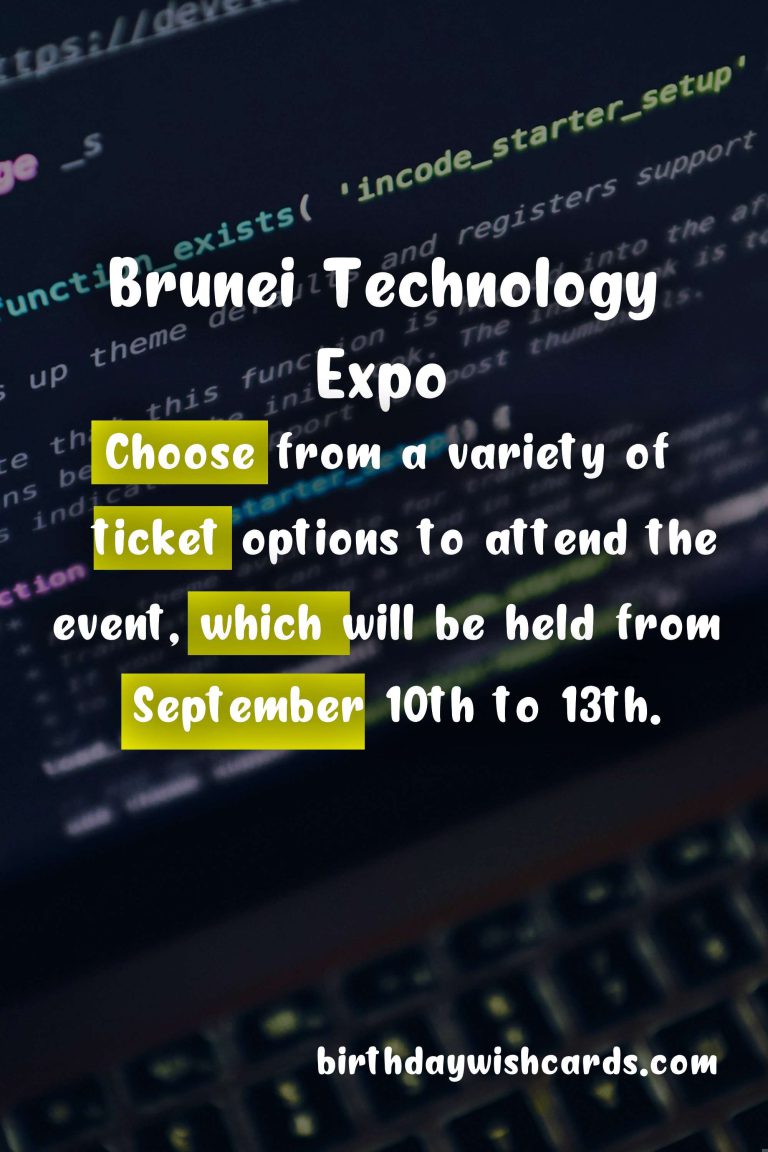 Exploring the Latest Tech at Brunei Technology Expo (September)