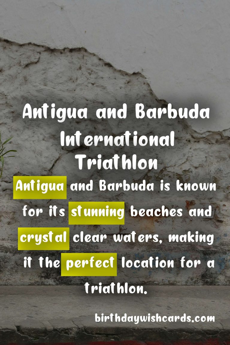 Experience the Thrill of the Antigua and Barbuda International Triathlon (March)