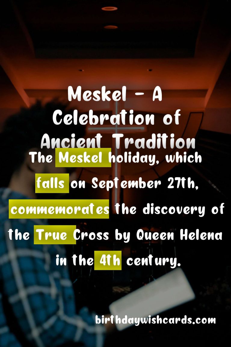 Meskel (Finding of the True Cross) – September 27