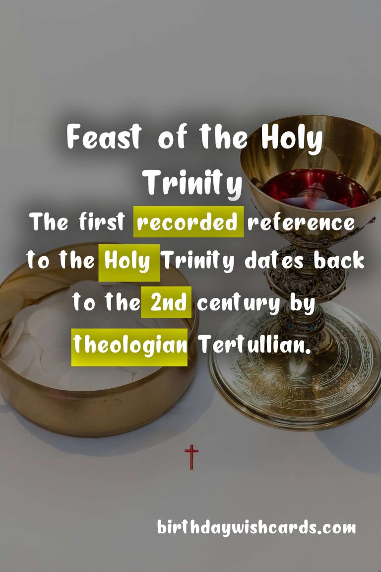 Feast of the Holy Trinity: Honoring the Unity of Father, Son, and Holy Spirit