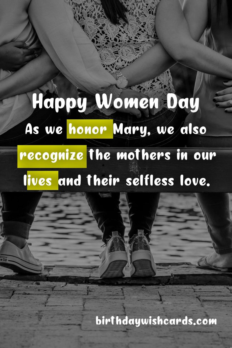 Celebrate the Inspiring Women of December: Mary (Women’s Day)