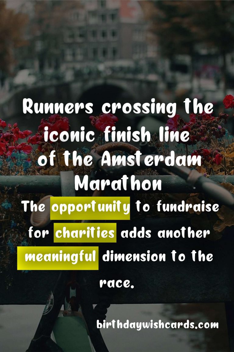 Amsterdam Marathon – October: The Perfect Fall Race for Every Runner