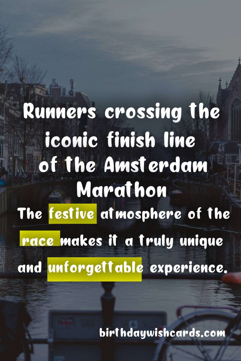 Amsterdam Marathon - October: The Perfect Fall Race for Every Runner