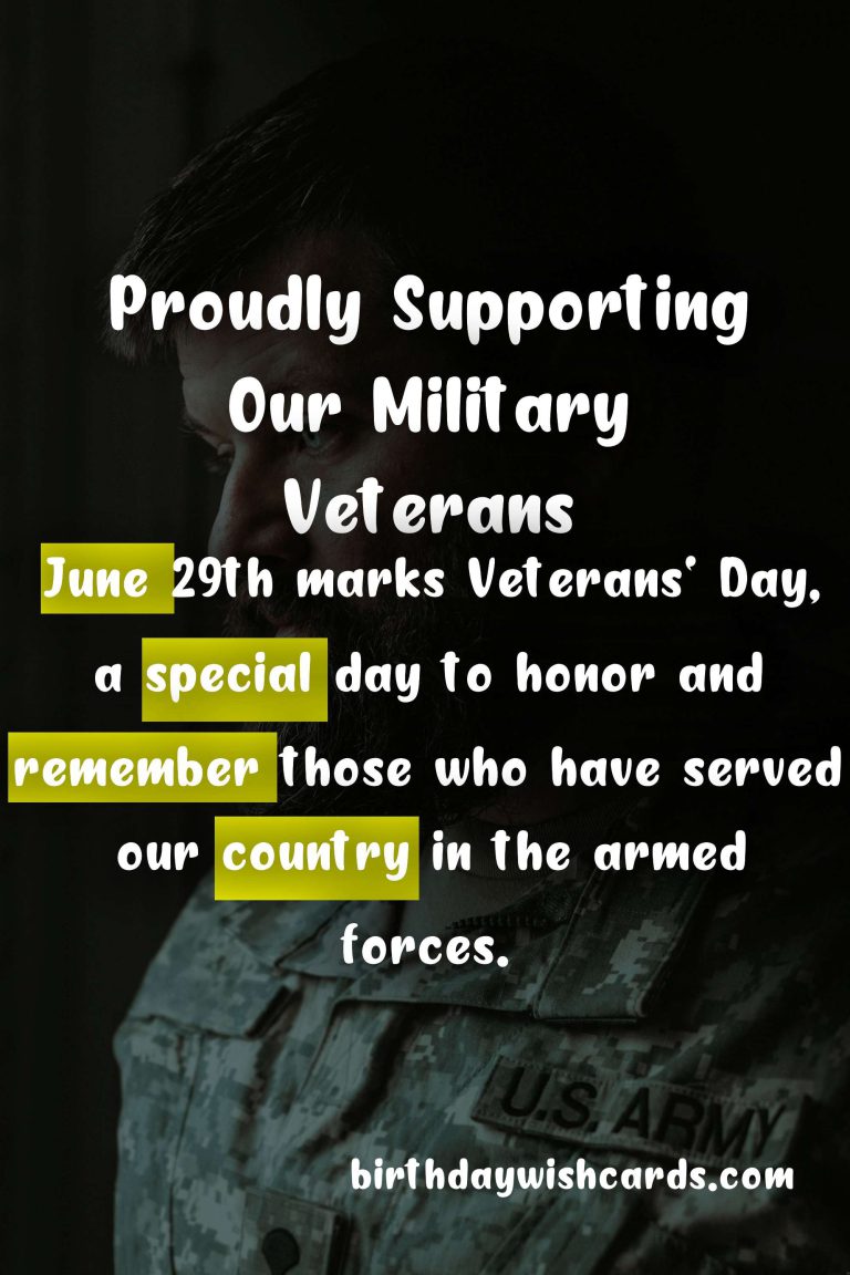 Celebrate Veterans’ Day – June 29th with These Fun Activities