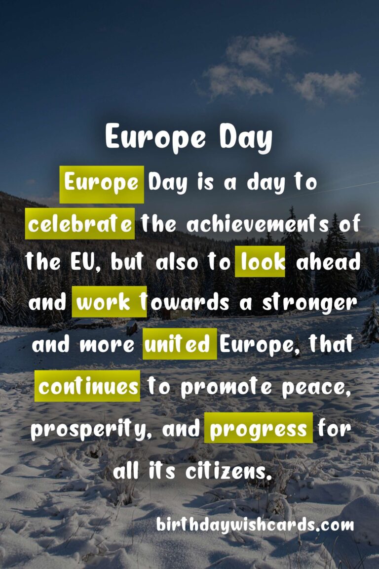 Celebrating Europe Day: The Day That Unites a Continent
