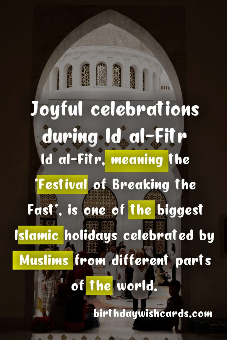 Celebrate Id al-Fitr: A Joyful End to the Holy Month of Ramadan