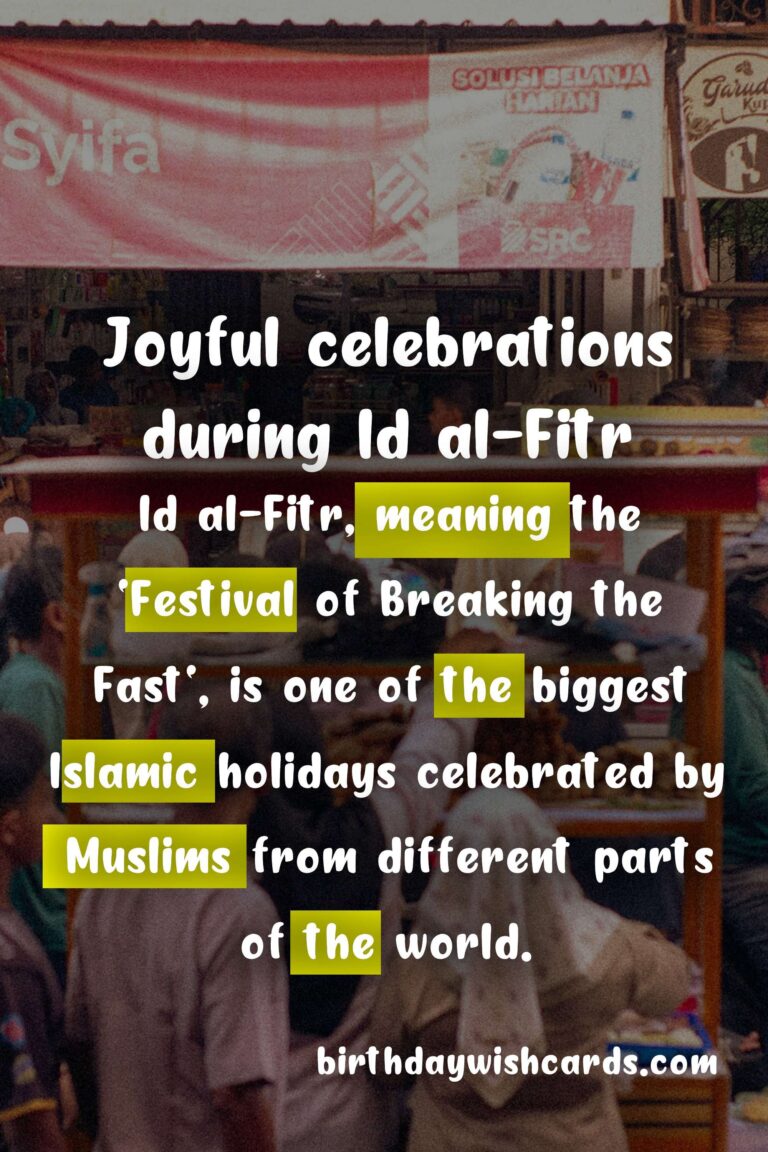 Celebrate Id al-Fitr: A Joyful End to the Holy Month of Ramadan