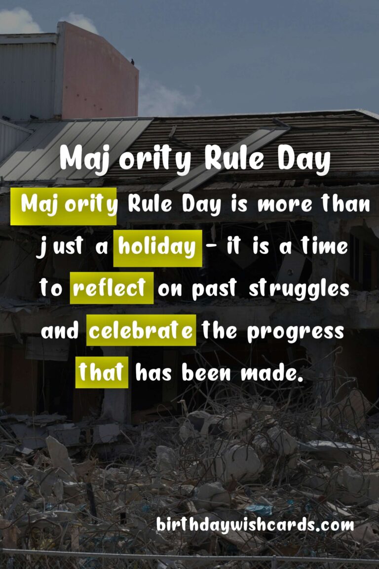 Celebrating Majority Rule Day: January 10