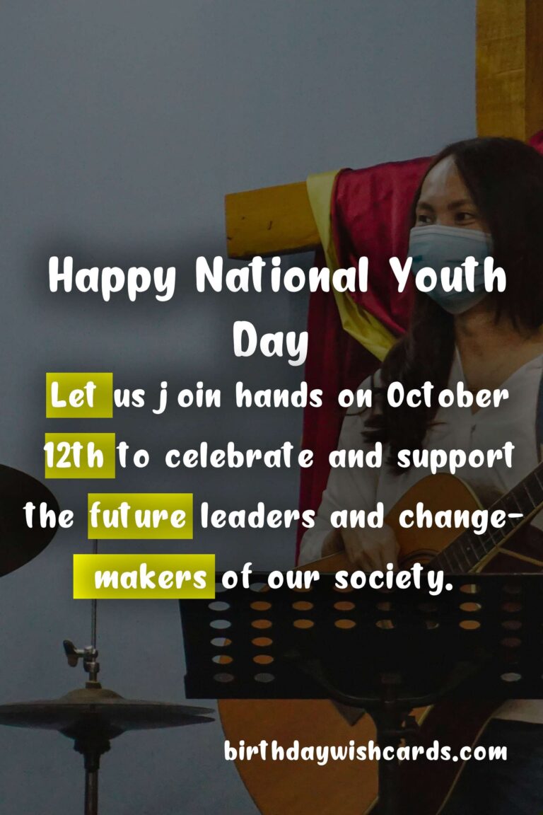 Celebrate National Youth Day on October 12