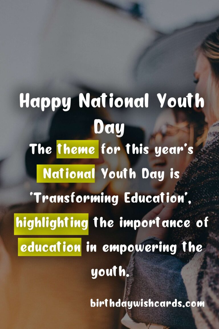 Celebrate National Youth Day on October 12