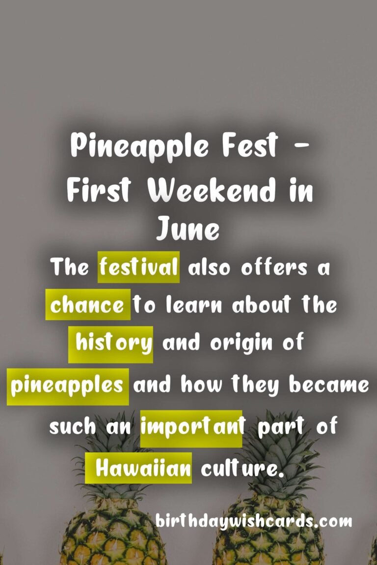 Pineapple Fest: A Fun-Filled Celebration of Summer's Favorite Fruit