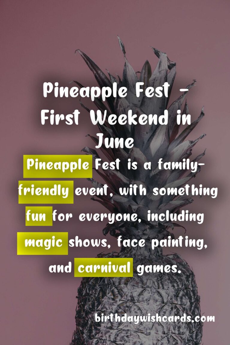Pineapple Fest: A Fun-Filled Celebration of Summer's Favorite Fruit
