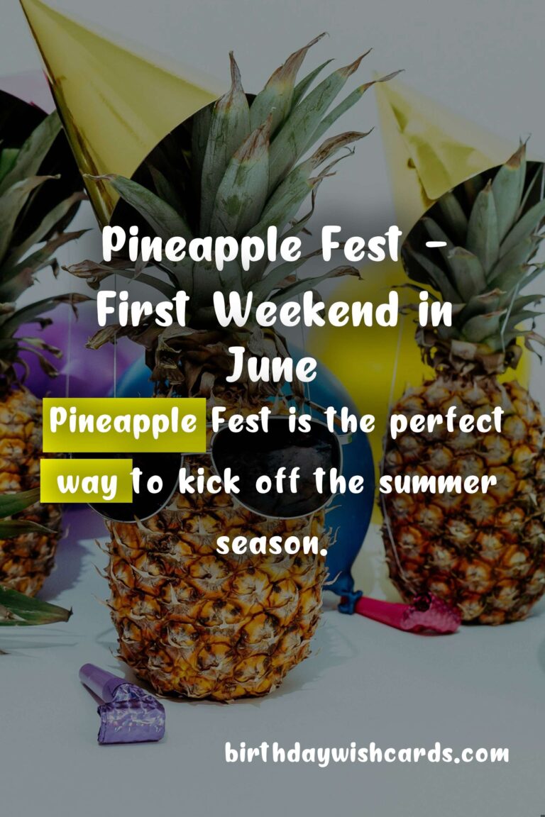 Pineapple Fest: A Fun-Filled Celebration of Summer's Favorite Fruit