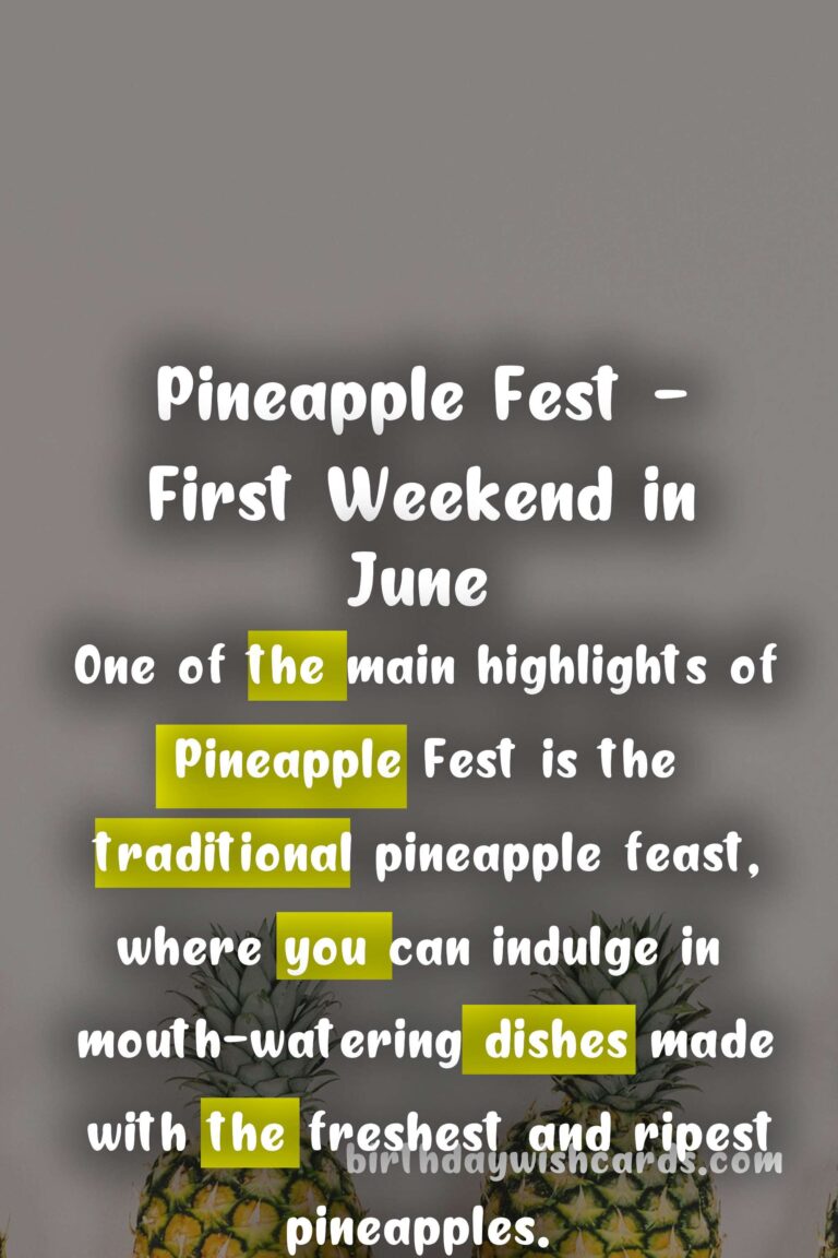 Pineapple Fest: A Fun-Filled Celebration of Summer's Favorite Fruit